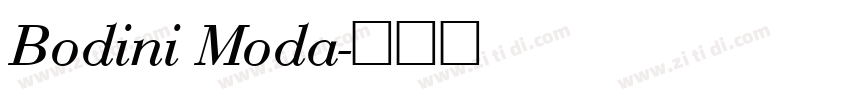 Bodini Moda字体转换